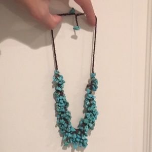 Teal necklace